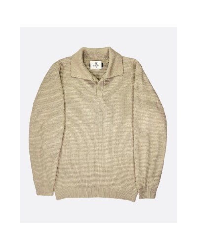   Suetér Tipo Polo Hombre Beige DUHERSH
