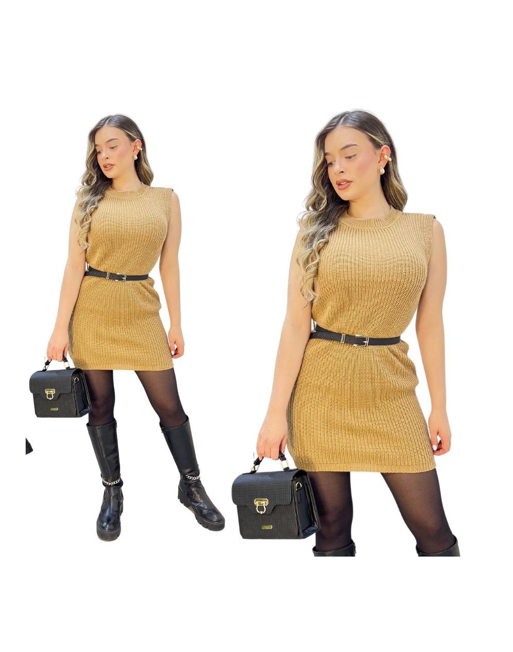 Vestido Tejido Rosales