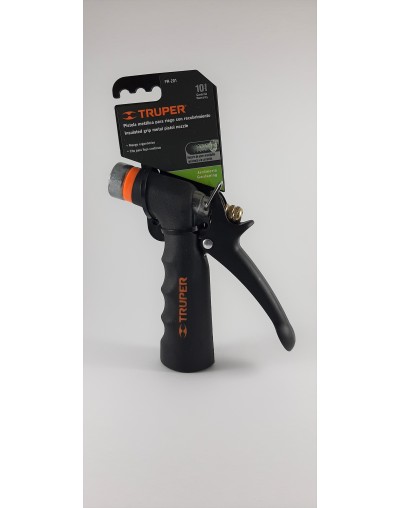 Pistola metálica para riego
