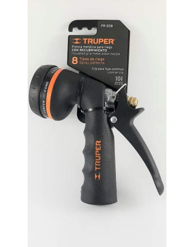 Pistola para 8 tipos de riego