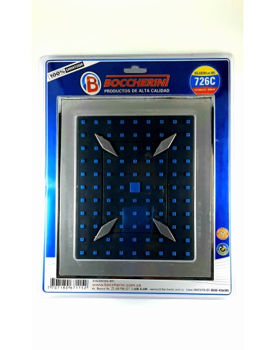 Regadera rectangular BOCCHERINI