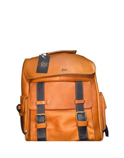 Morral camel de cuero