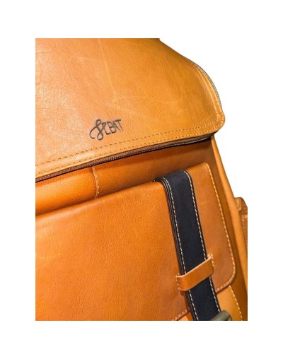Morral camel de cuero
