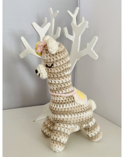 Llama tejida Amigurumi