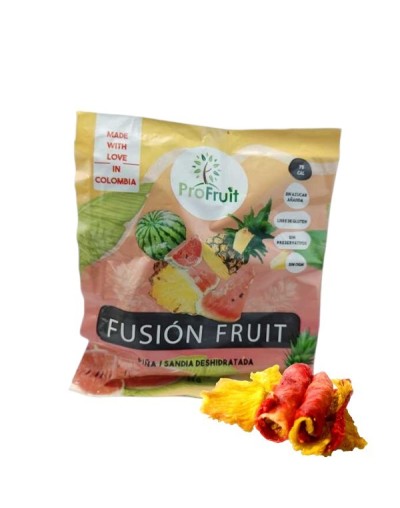 Fusion de frutas sandia piña(25g) x 6 UNIDADES