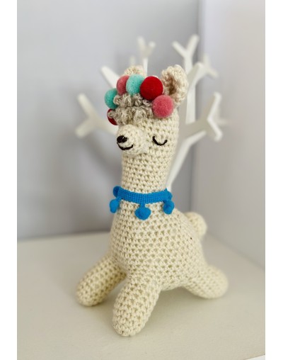 Llama tejida Amigurumi