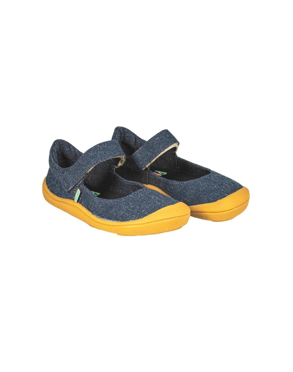 Bailarina textil barefoot azul