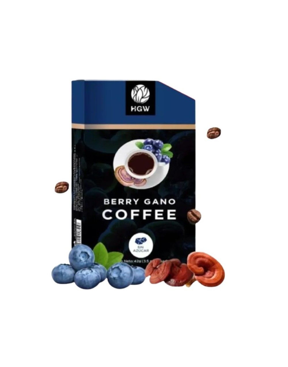 Café de arándanos y Ganoderma - Berry Gano Coffee