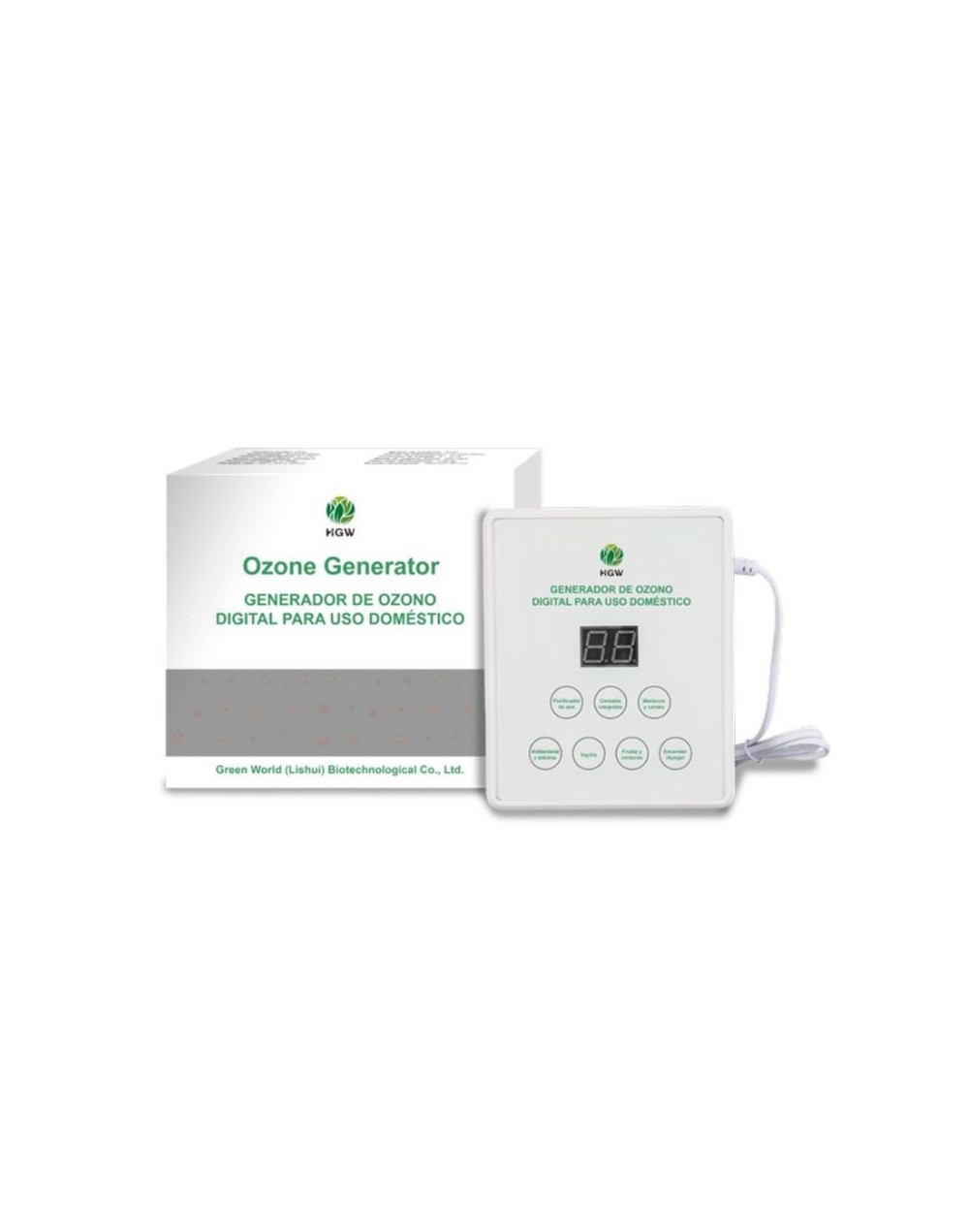 Generador De Ozono Digital Para Uso Doméstico