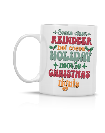 "Mug Navideño Personalizado 11 oz: El Regalo Perfecto con Sabor y Estilo"