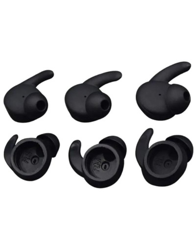 Almohadillas Repuesto Audífonos Huawei Honor Xsport AM61 3 Pares talla S M L Negros