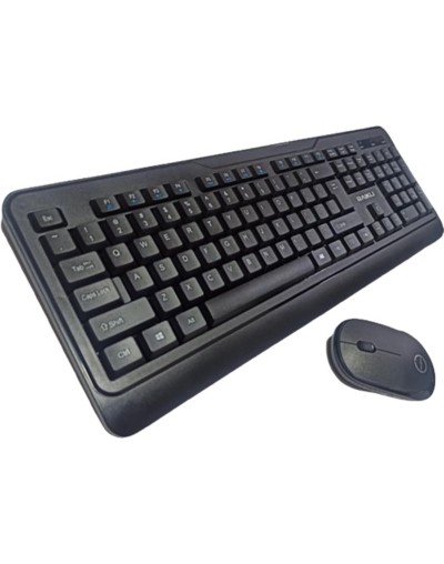 RAIKU-teclado inalámbrico R901 para oficina, Mouse de negocios, 2,4g, Incluye pilas