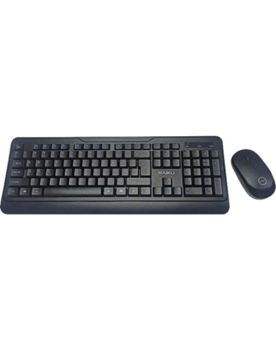 RAIKU-teclado inalámbrico R901 para oficina, Mouse de negocios, 2,4g, Incluye pilas
