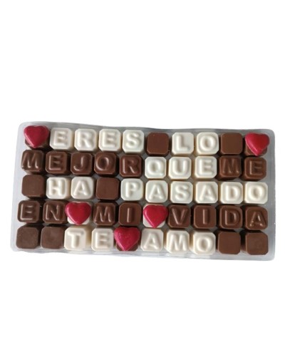 Chocolate dulce / Caja por 50 cubos