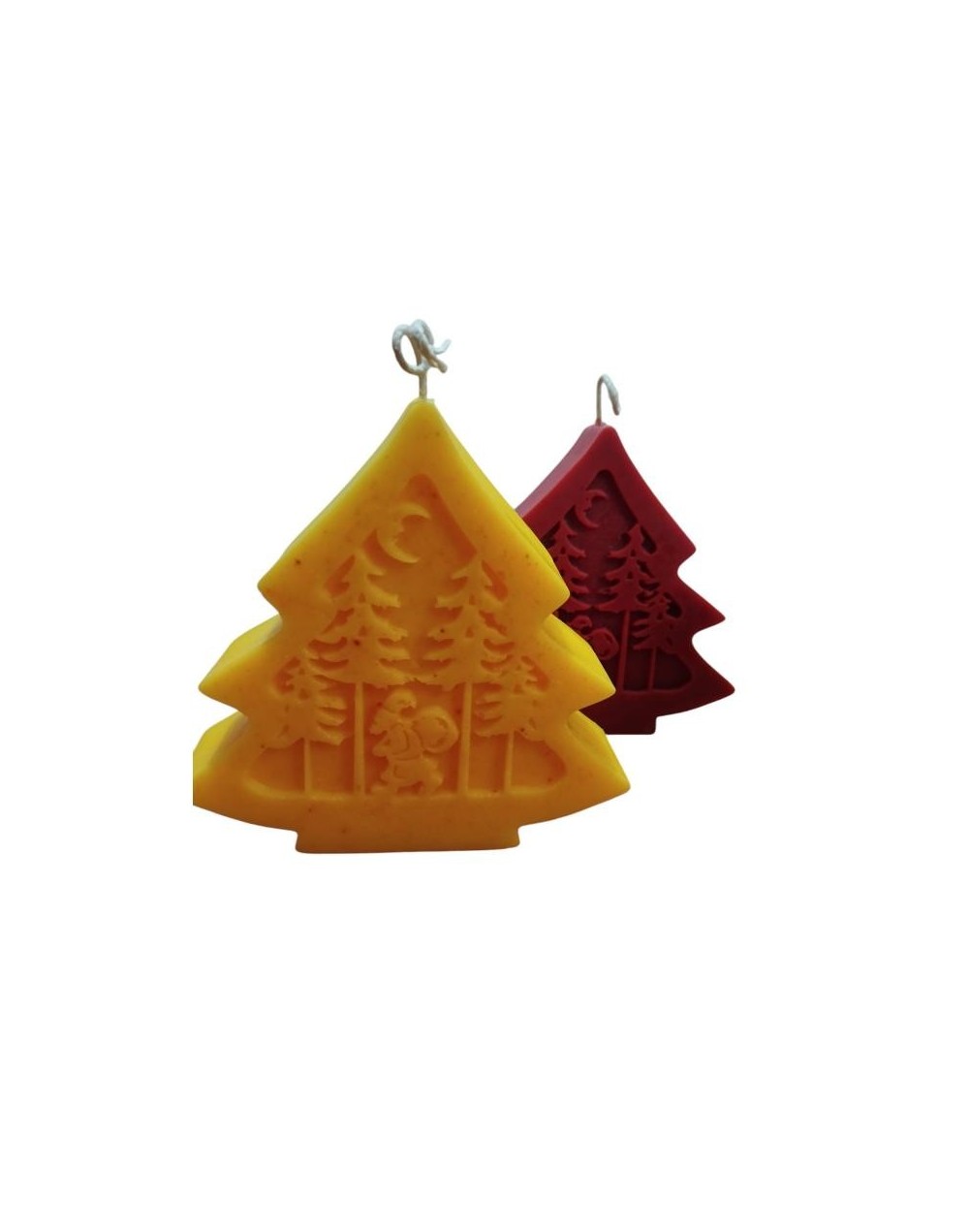 Eco vela arbol navideño