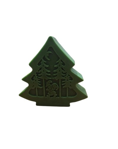 Eco vela arbol navideño