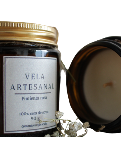 Vela ÁMBAR (cera de soya)