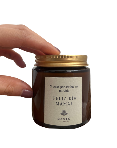 Vela ÁMBAR (cera de soya)