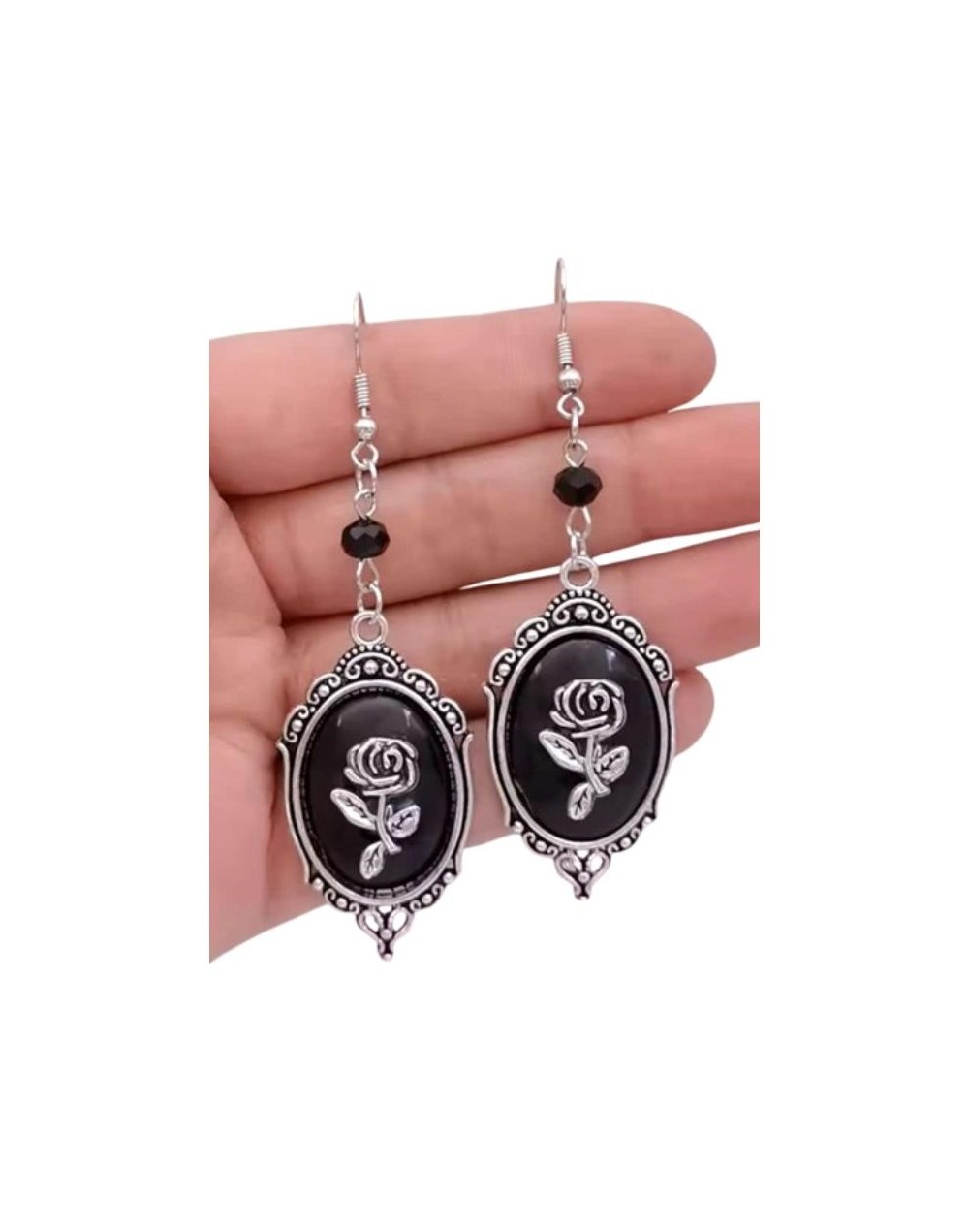 Aretes Goth Vintage Rosa