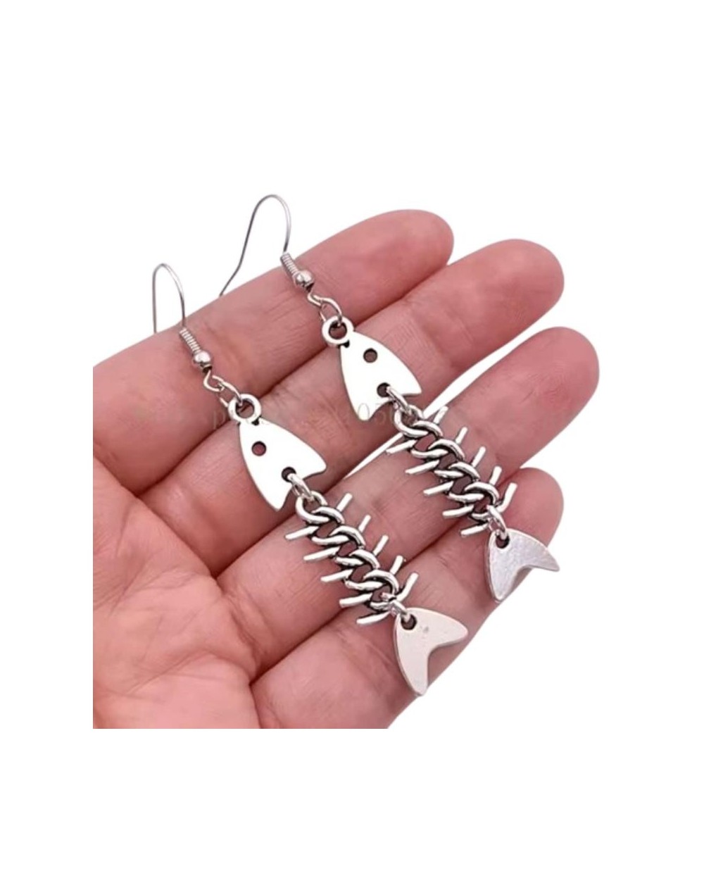 Arete Goth Esqueleto Pez