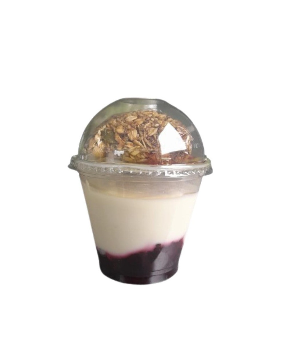 Parfait con dulce de fruta