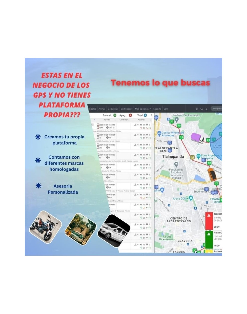 Plataforma para monitoreo vehicular
