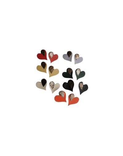 Aretes Topos Corazón 