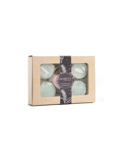 Kit x5 Bath Bombs / Bombas Efervescentes