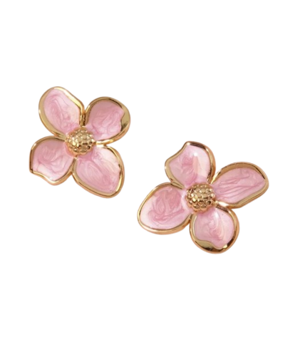 Topo flor rosada