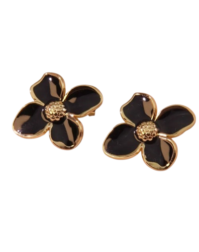 Topo flor negro