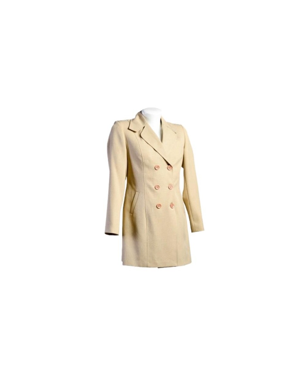 Abrigo fino color beige