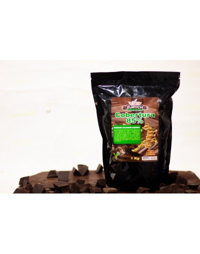 cobertura de chocolate vegana 85% cacao