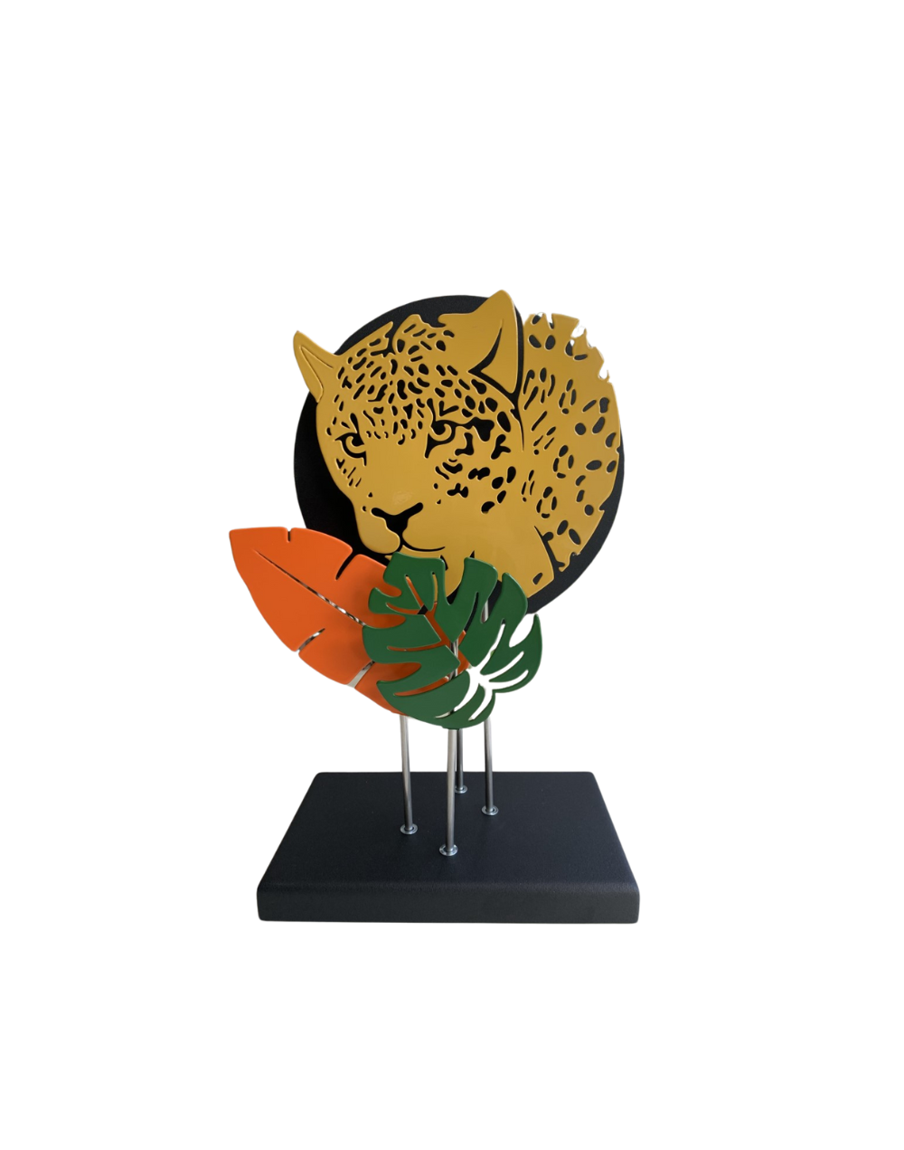 escultura para armar Jaguar