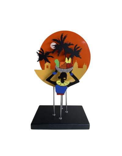 Escultura para armar Palenquera