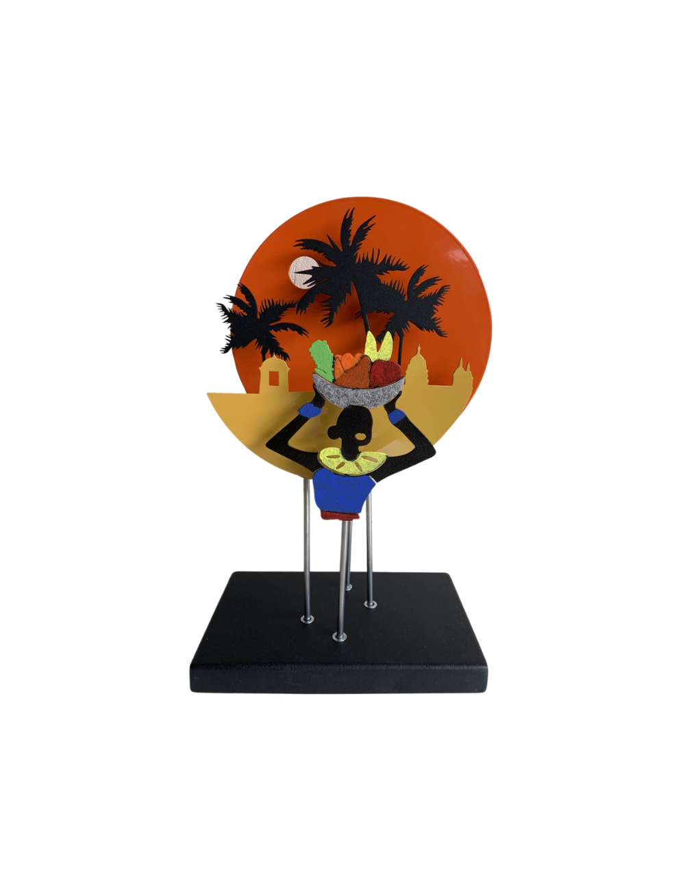 Escultura para armar Palenquera
