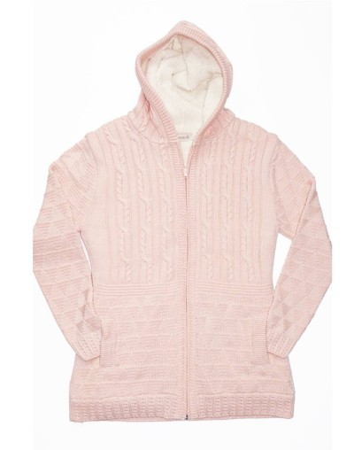 CHAQUETA FORRADA DAMA TRENZADA
