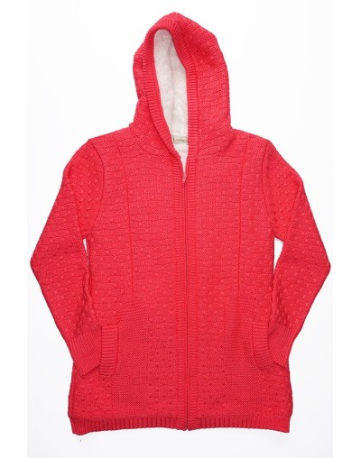 CHAQUETA FORRADA DOBLE TRENZA