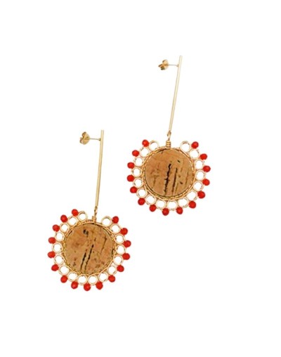 Aretes Corcho Recuperado