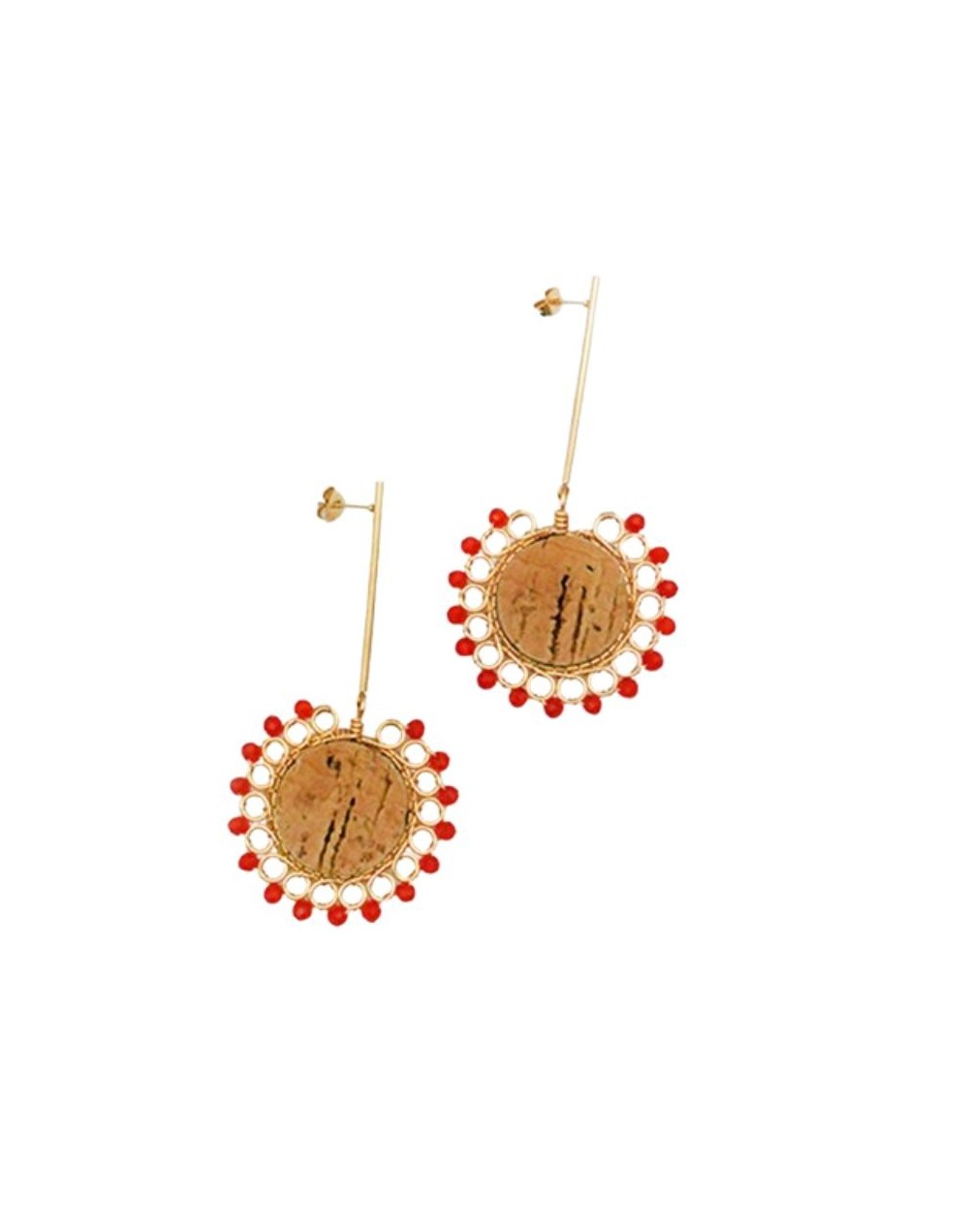 Aretes Corcho Recuperado