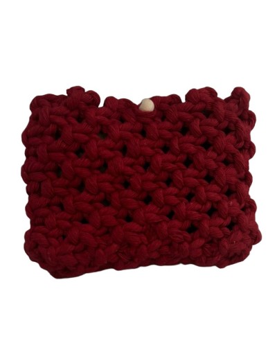 Tarjetero en macrame