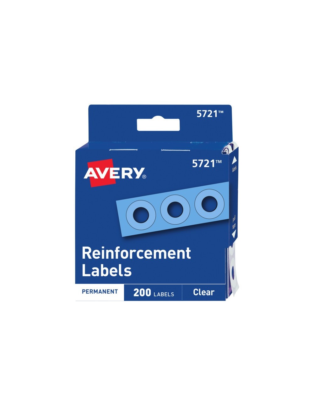 Avery® Refuerzos plásticos irrompibles transparentes 15cms 5721
