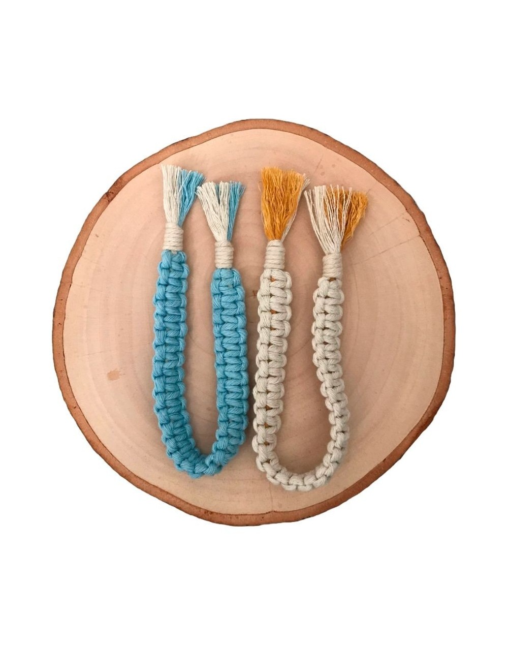 Separador de libro macrame