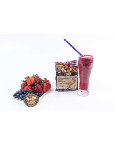 Pulpa de fruta congelada 4 paquetes de 130g c/u Total 520g sabor a Mora