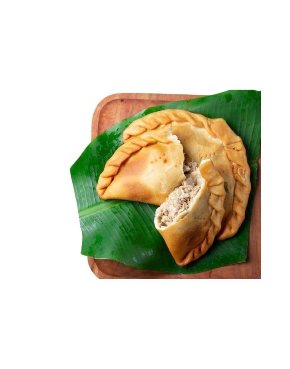 Empanadas horneadas de pollo, maíz y queso