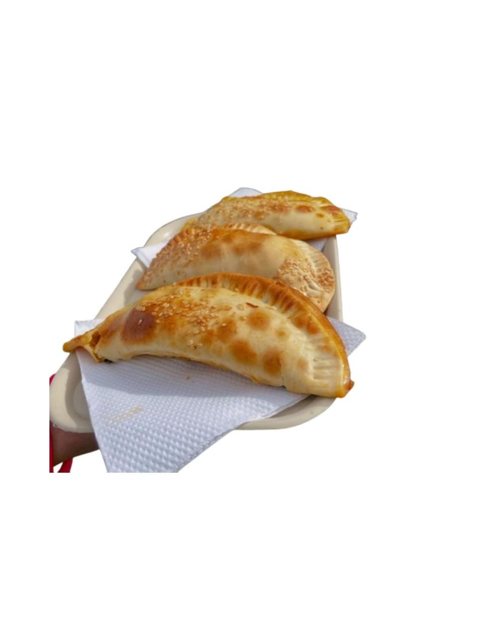 Empanadas horneadas de espinaca con queso paipa