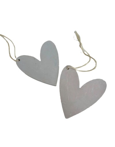 Corazones en concreto