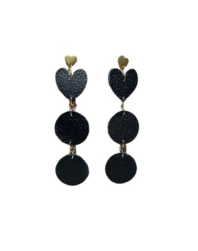 Aretes Largos en cuero