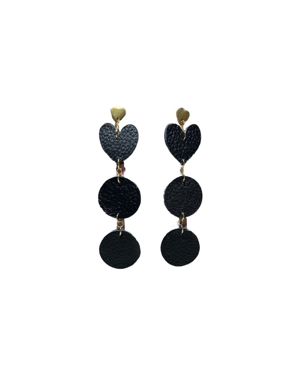 Aretes Largos en cuero
