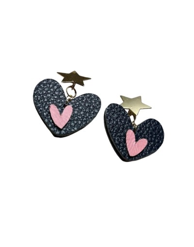 Aretes Medios en cuero