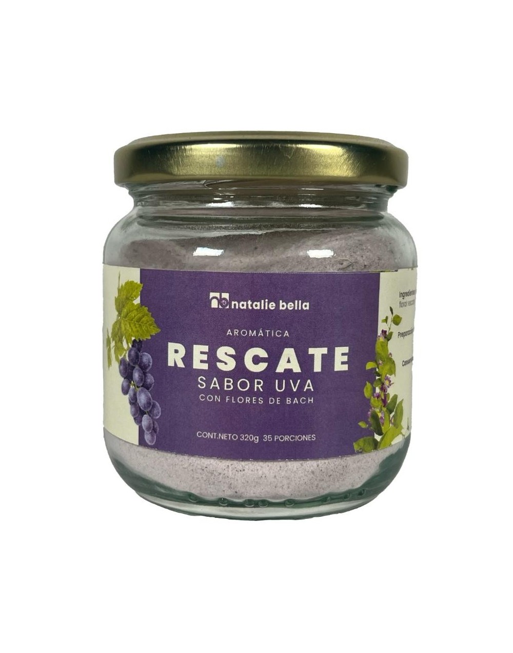 INFUSION RESCATE UVA CON FLORES DE BACH